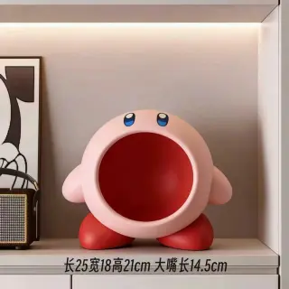 Figurka organizer na biurko Kirby z otwartą buzią Różowy
