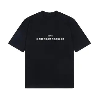 MM6 Maison Margiela Logo T-Shirt Black