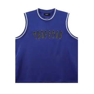 Trapstar Mesh Basketball Jersey Blue