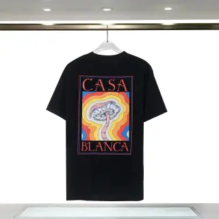 Casablanca Mushroom Graphic T-Shirt Black