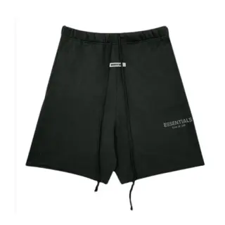 Fear of God Essentials Black Sweatshorts