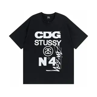 Comme des Garcons x Stussy 40th Anniversary N°4 T-Shirt Black