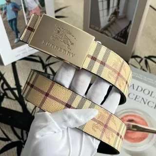 Burberry Logo Belts