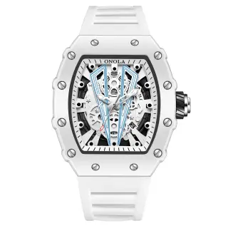 Onola Tonneau Skeleton Watches