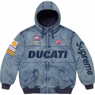 Supreme Ducati Denim Hooded Jackets