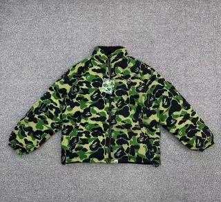 A Bathing Ape Camouflage Puffer Jackets
