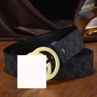 Gucci Monogram Leather Belts
