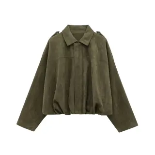 Suede Bomber Jackets