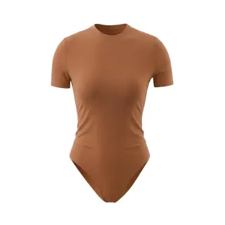 Short Sleeve Crew Neck Bodysuit