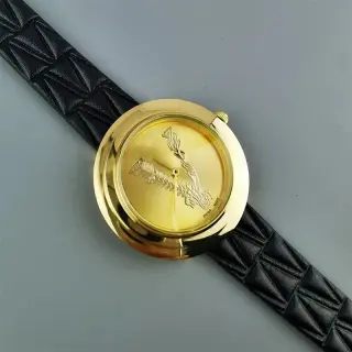 Fendi V Leather Strap Watches